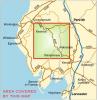 Lake District, British Mountain Map