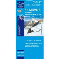 IGN St Gervais 3531ET map