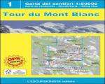 Icicle The Book Shop - Tour Mont Blanc 1:50k map