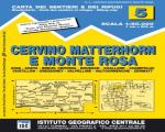 Icicle The Book Shop - Matterhorn & Monte Rosa Map